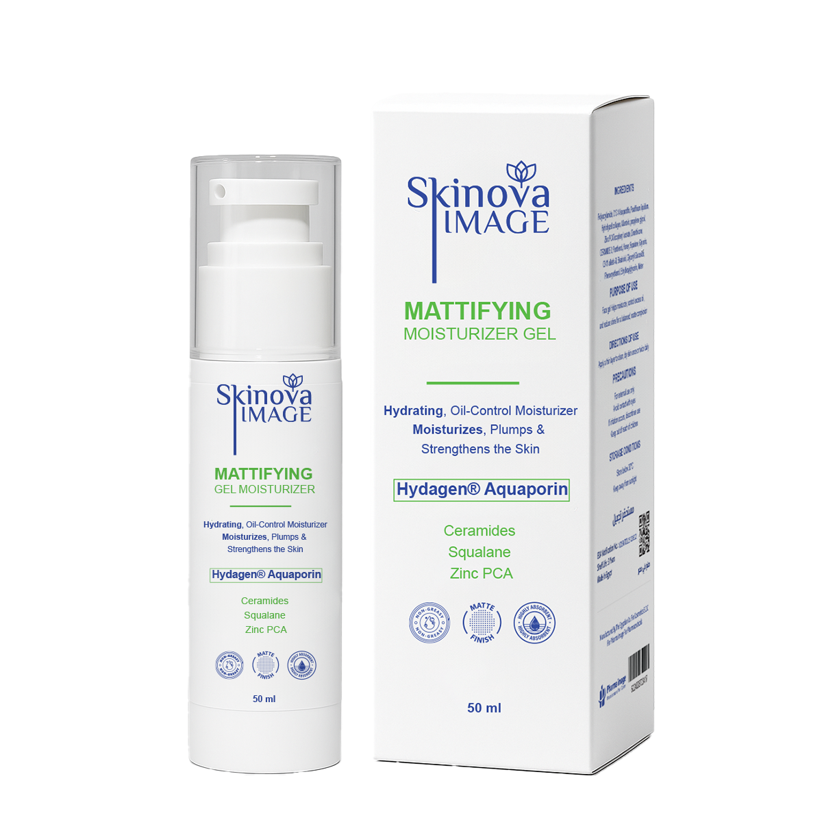 SKINOVA IMAGE MATTIFYING MOISTURIZER GEL 50ml