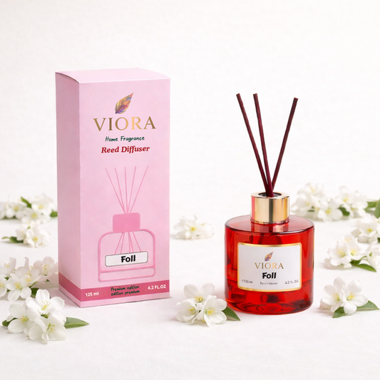 Viora Reed Diffuser 125 ml+ 50Ml free with Foll Fragrance